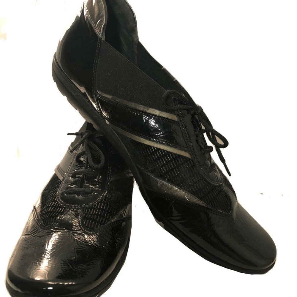 Sesto Meucci Black Hovercraft Gommus Comfort Leath